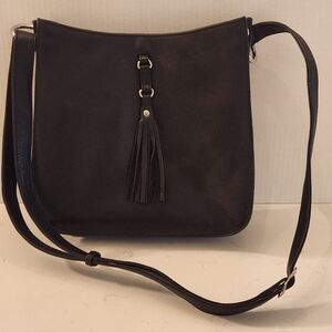 iIi NY Leather Feed Bag w/Tassel